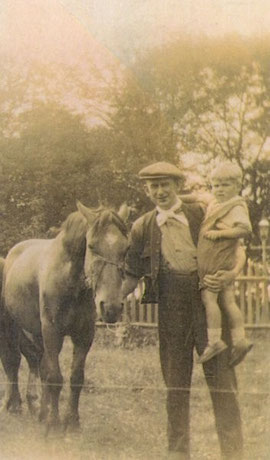 John O'Rourke at Greenwood Avenue, late 1920s