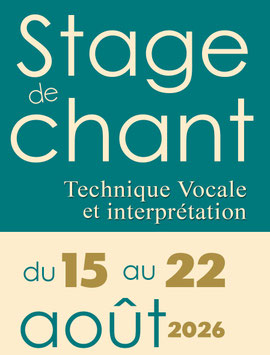 Stage de chant lyrique