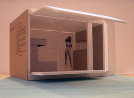 Cloth pannel and model exhibited in Barcelona, at the Hub