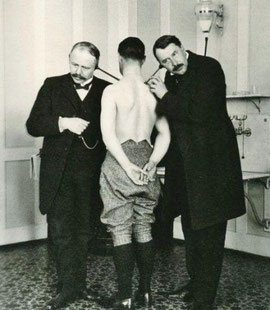 Dr. L. Spengler und Dr. Neumann, Schatzalp Quelle: B. Miller
