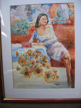 ...die Frau am Sofa - 1999