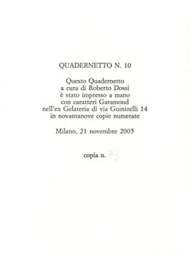 colophon numerato