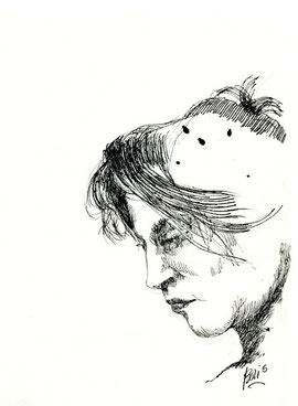 disegno originale a china di Gianni Bolis