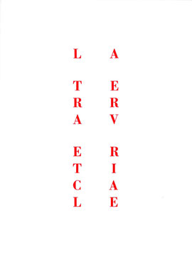 copertina tipografica con cordonatura centrale