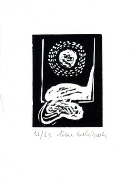 linoleum originale di Gian Carlo Bulli (misura 120x90 mm)