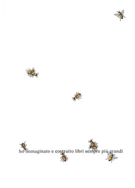 pagina tipografica con interventi ad acquarello