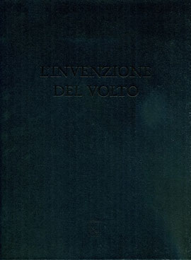copertina de "L'invenzione del volto" stampata in nero su nero a secco