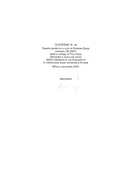 colophon numerato e firmato