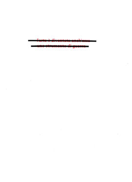 pagina tipografica con cancellatura a collage