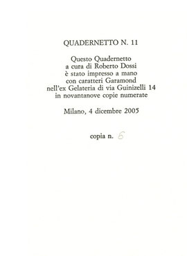 colophon numerato