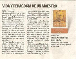 Comentario de Carlos Fernández Santander publicado en La Voz de Galicia el 5 de noviembre de 2011