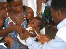 Séance de vaccination