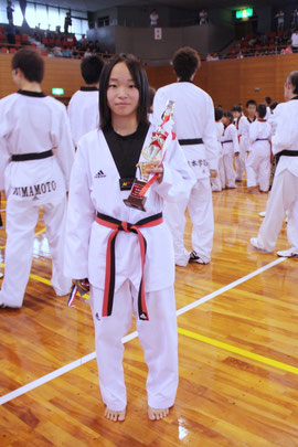 西村真利愛選手敢闘賞受賞