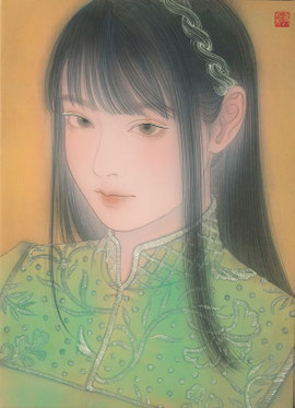 翡翠と美女の絵 Listen to 翡翠のまち by Gukjang in 翡翠のまち playlist online for