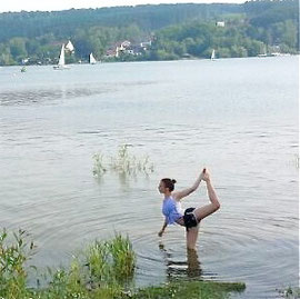 Chiara im Möhnesee, Juni 2014.