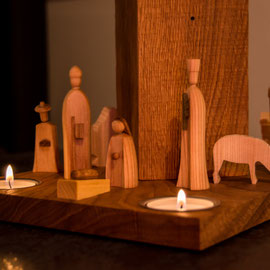 Lichtgestalten Zeitreise, moderne Krippe, Moderner Lichterbogen, moderner Schwibbogen, zeitgemäß, puristisch, handwerk, moderne Pyramide, modern christmas , Erzgebirge, Volkskunst