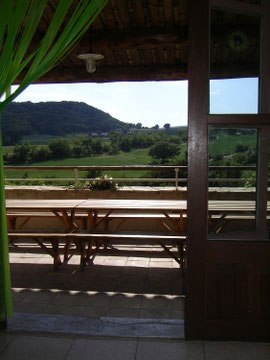 Ausblick auf die Hügel der Provence