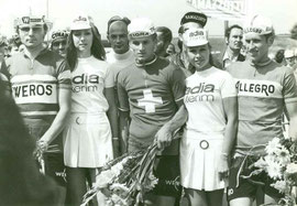 Die Siegerehrung 1970