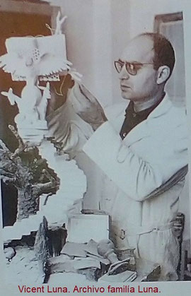Artista Fallero Don Vicent Luna. Archivo familia Luna.