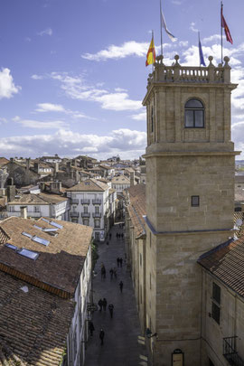 Bild: Rua do Franco in Santiago de Compostela