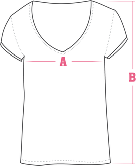 Shirt V-Neck Maße