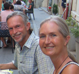 Mariëlle et Robert Mastenbroek Mas Belle Cour Drôme