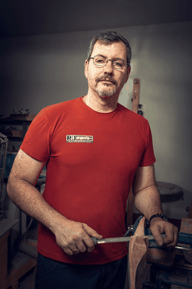 Bogenbauer Raul Duwe von RD Bows bei FINK archery Großostheim deinem RD Bows Händler in Frankfurt Rhein Main Gebiet