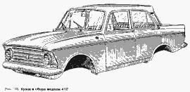 Karosserie (Rohkarosserie) und Fahrzeugrahmen (Rahmen, Fahrgestell), Anbauteile und Zubehör Moskwitsch Moskwitch Moskwich Mosi 408 / 412 / 2140 / 2137, ISCH Izh 2715 / 427 / 434. Кузов и рама Москвич 408 / 412 / 2140 / 2137, ИЖ 2715 / 427 / 434. 