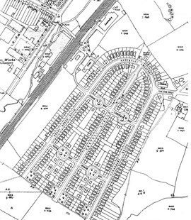 Ordnance Survey map 1936 now in the public domain, downloaded from Wikipedia from a scan by oosoom.