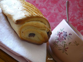 pain au chocolat cuit