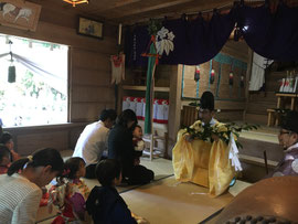初宮詣・七五三詣の祈願祭
