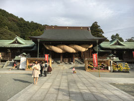 宮地嶽神社の大注連縄