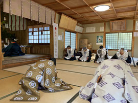 福成神社秋季大祭 宮司祝詞奏上