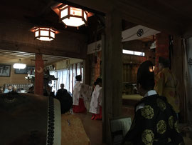 宮原 樂樂福神社 氏子児童による浦安舞