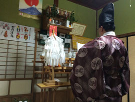 日待祭 (夕べの祭り)の大祓奏上