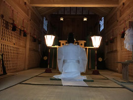 武蔵野御陵の遥拝式