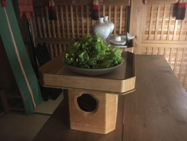 日供祭神饌  蕗のとう