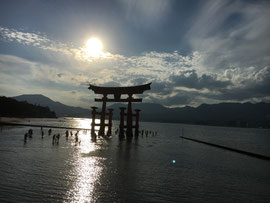 厳島神社の波除鳥居