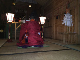 歳旦祭　祝詞奏上