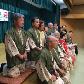 表彰者の記念撮影