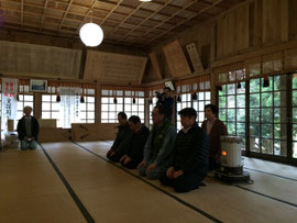 福榮神社での祈願祭