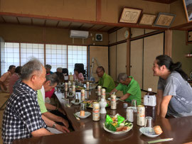 吉原三社夏祭 袋原神社の直会