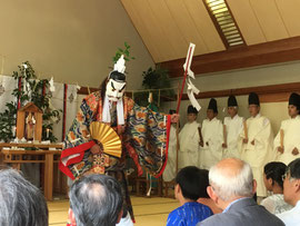 宣揚祭 神樂舞