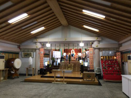 二見興玉神社 拝殿内