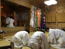 西部青年神職会長の大祓詞奏上