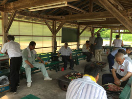 福榮神社の直会
