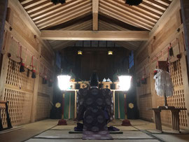 月次祭　玉串拝礼