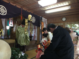 宮市神社の七五三詣祈願祭