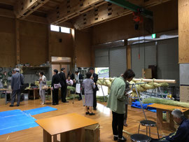 大しめなわ創作館の見学