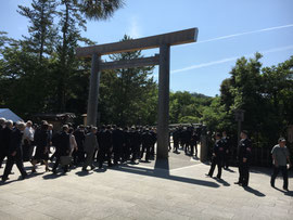 内宮 宇治橋より参進
